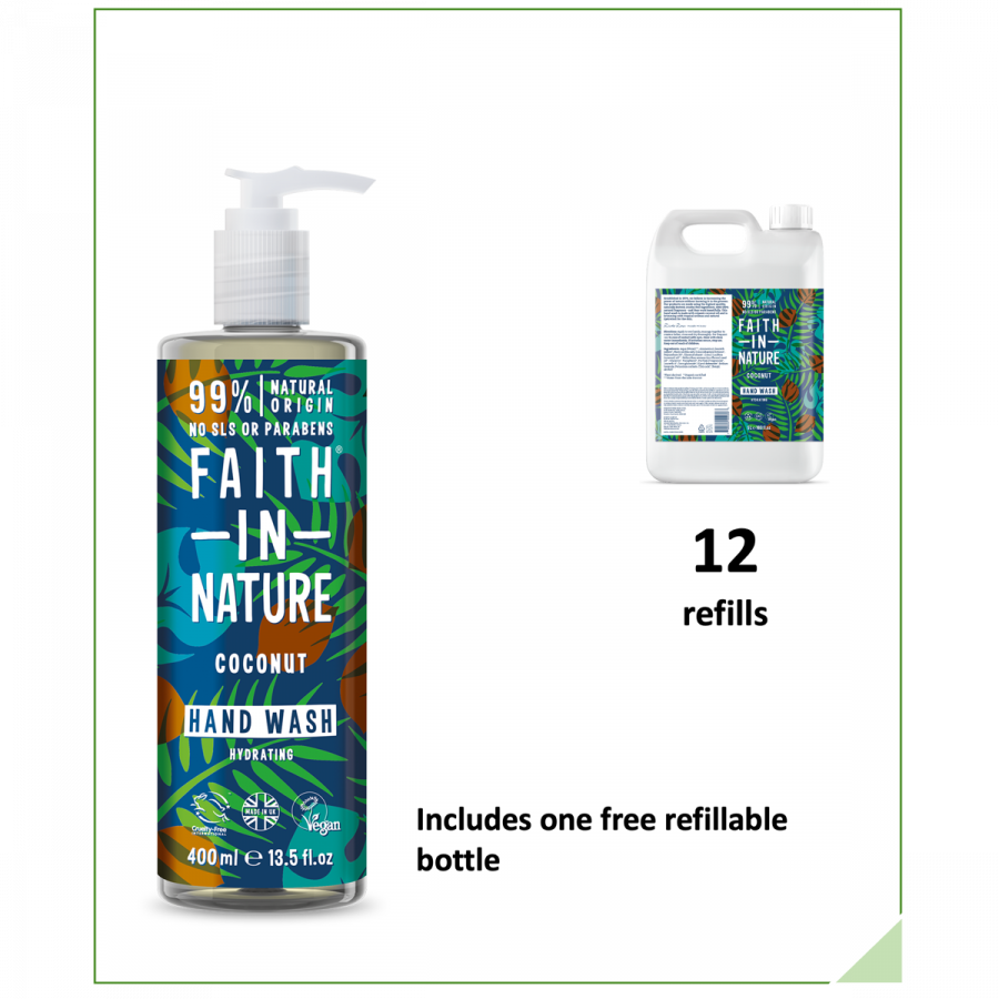 Faith In Nature – Coconut – Hand Wash – 5L