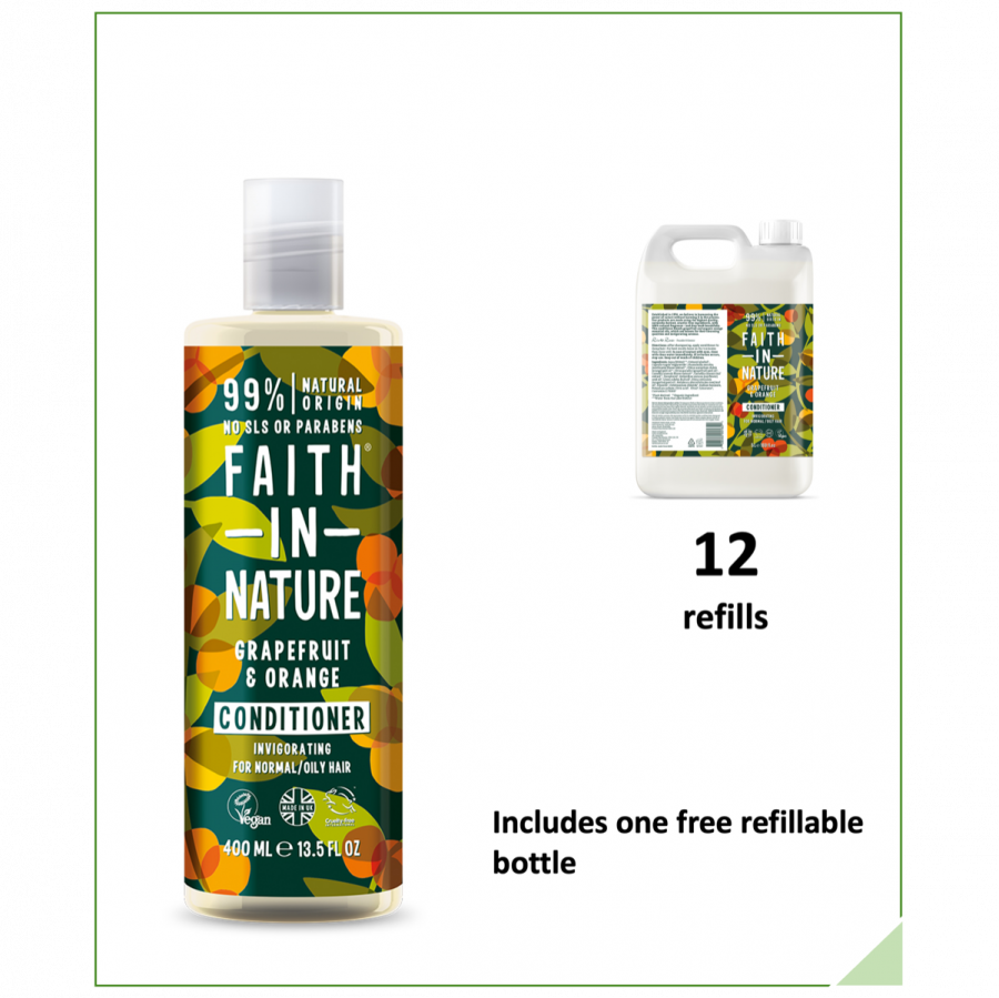 Faith In Nature – Grapefruit & Orange – Conditioner – 5L