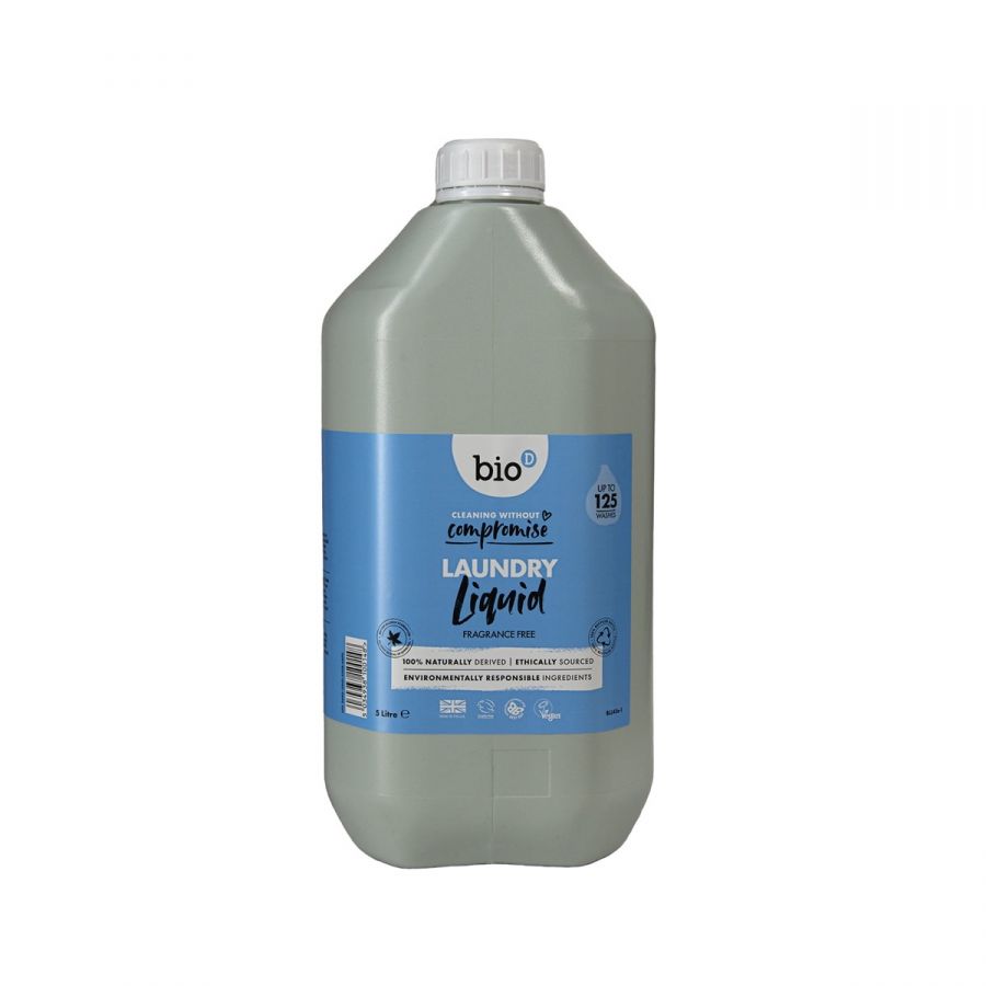 Bio-D Fragrance-Free Non-Bio Laundry Detergent 5L