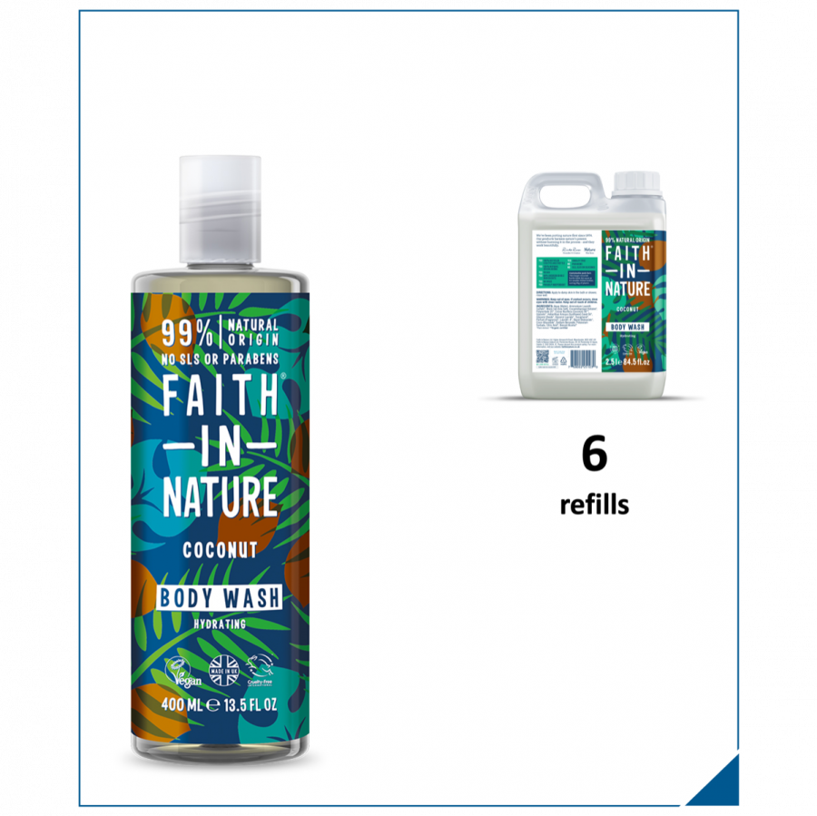 Faith In Nature – Coconut – Body Wash – 2.5L