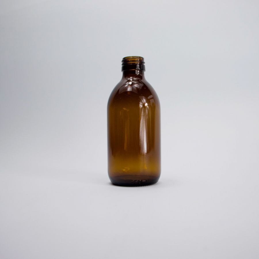 250ml Amber Glass Sirop Bottle (Optional Pump)