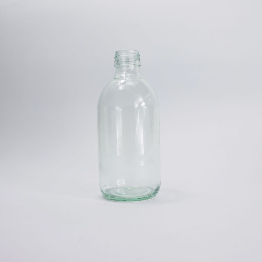 300ml Clear Glass Sirop Bottle (Optional Pump)